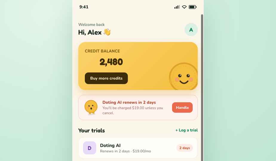 App screenshot